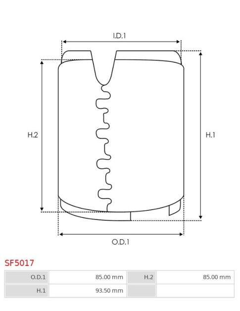 Indítómotor állómotorok burkolatai - SF5017