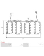 Indítómotor tekercselései - SF9005