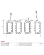 Indítómotor tekercselései - SF9008