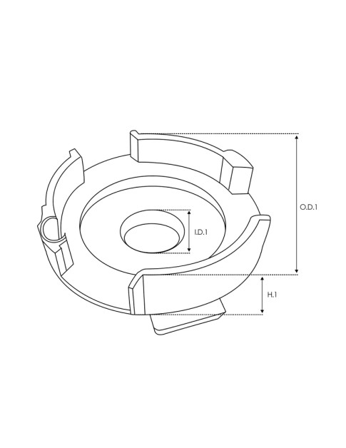 Indítómotor áttételek burkolatai - SG0110S