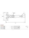 Indítómotor áttételek tengelyei - SG3040S
