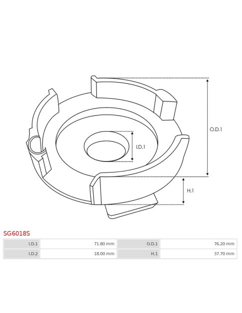 Indítómotor áttételek burkolatai - SG6018S