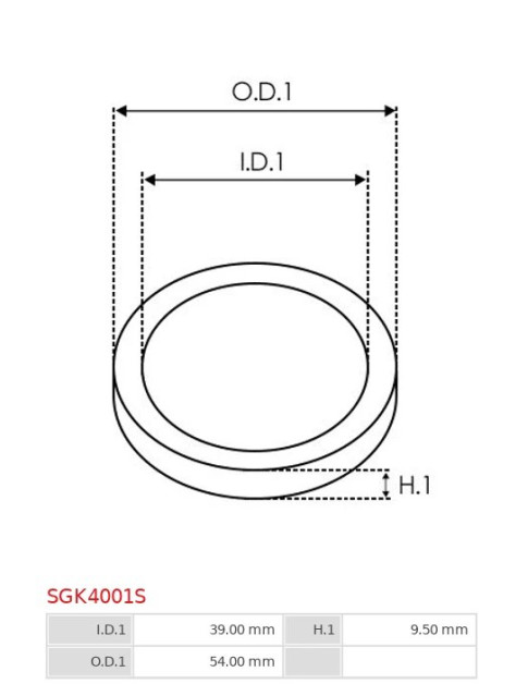 Indítómotor áttételek tömítései - SGK4001S