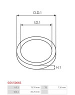 Indítómotor áttételek tömítései - SGK5006S