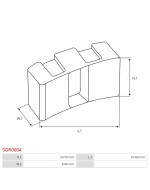 Indítómotor áttételek gumijai - SGR0004