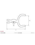 Indítómotor behúzó villák - SL3011