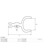 Indítómotor behúzó villák - SL4006S