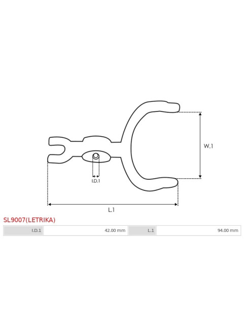 Indítómotor behúzó villák - SL9007(LETRIKA)