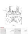 Indítómotor szolenoidok sapkái - SP0107S