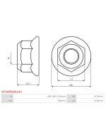 Anyacsavarok - SP1009S(BULK)