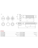 Csavarjai - SP3010