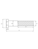 Indítómotor szolenoidok fix érintkezői - SP9011