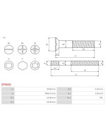 Csavarjai - SP9030