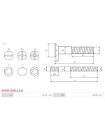 Csavarjai - SP9041S(BULK2)