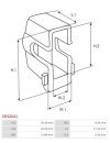 Indítómotor kefék befogói - SRS0041