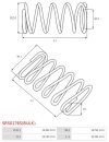 Indítómotor kefetartók rugói - SRS0176S(BULK)
