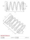 Indítómotor kefetartók rugói - SRS3057S(BULK)