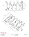 Indítómotor kefetartók rugói - SRS3085S