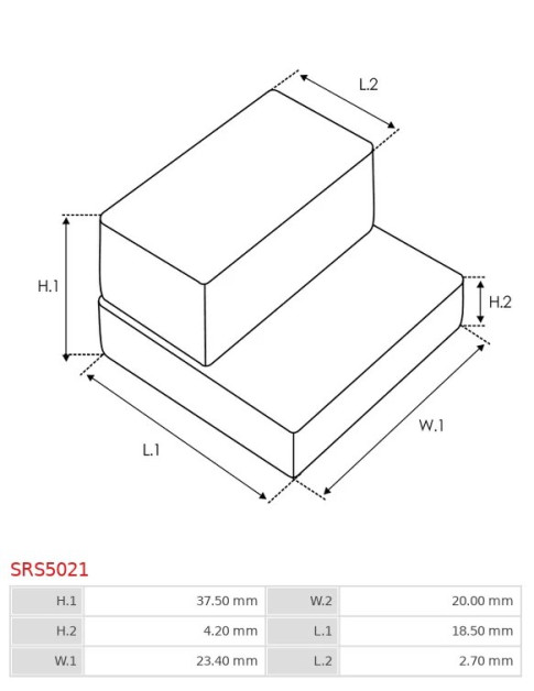 Indítómotor gumi tömítései - SRS5021