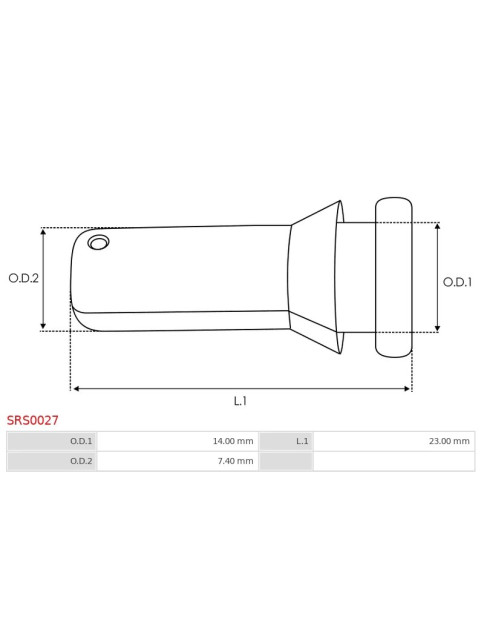 Indítómotor gumi elvezetések - SRS0027