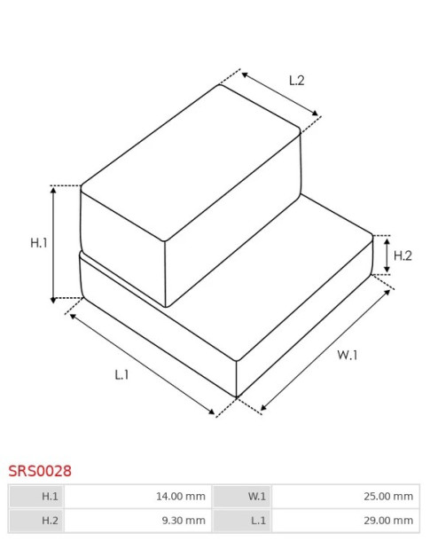 Indítómotor gumi tömítései - SRS0028