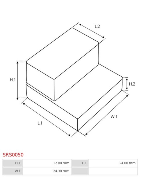 Indítómotor gumi tömítései - SRS0050