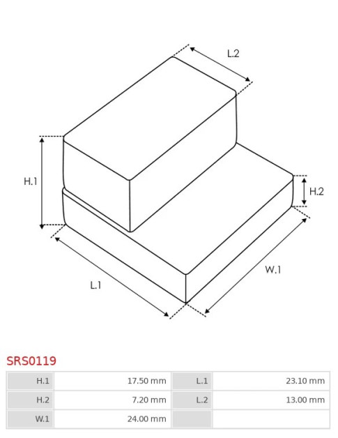 Indítómotor gumi tömítései - SRS0119