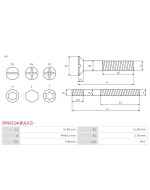 Csavarjai - SRS0124(BULK2)