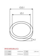 O-gyűrűk - SRS0180S(BULK2)