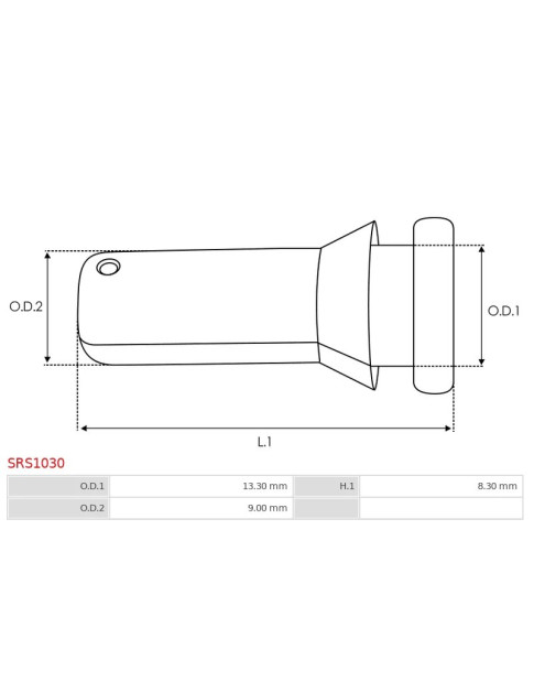 Indítómotor gumi elvezetések - SRS1030