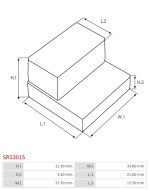 Indítómotor gumi tömítései - SRS3015