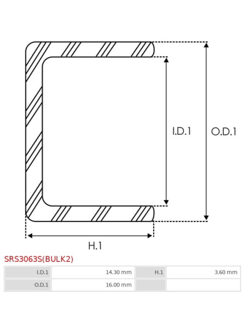 Indítómotor házak védősapkái - SRS3063S(BULK2)