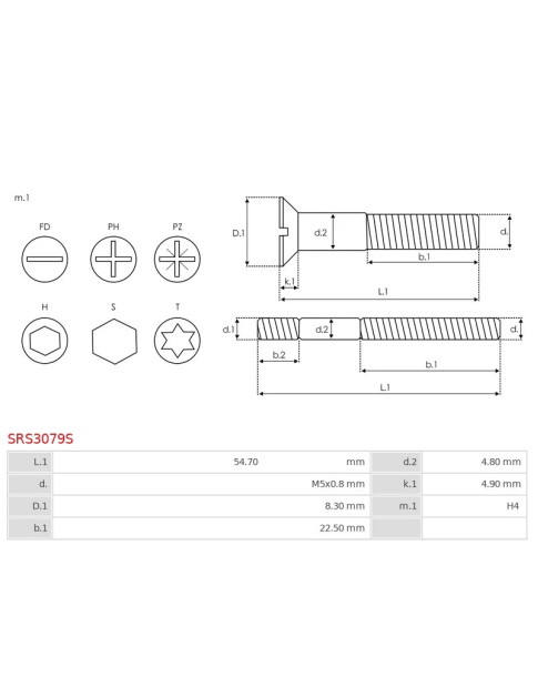 Csavarjai - SRS3079S