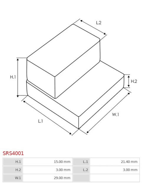 Indítómotor gumi tömítései - SRS4001