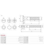 Csavarjai - SRS4005