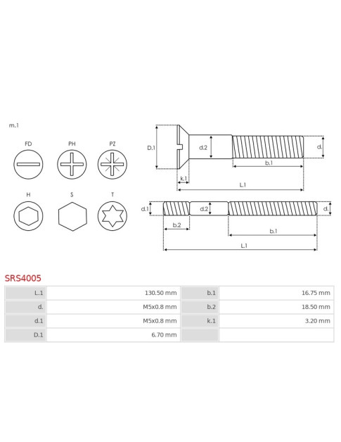 Csavarjai - SRS4005