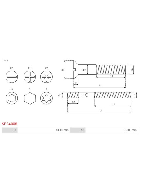 Csavarjai - SRS4008