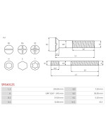 Csavarjai - SRS4012S