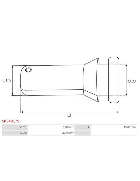 Indítómotor gumi elvezetések - SRS4017S