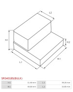 Indítómotor gumi tömítései - SRS4018S(BULK)