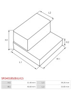 Indítómotor gumi tömítései - SRS4018S(BULK2)