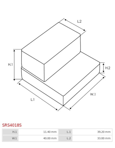 Indítómotor gumi tömítései - SRS4018S