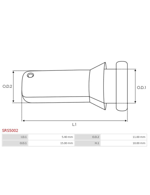 Indítómotor gumi elvezetések - SRS5002