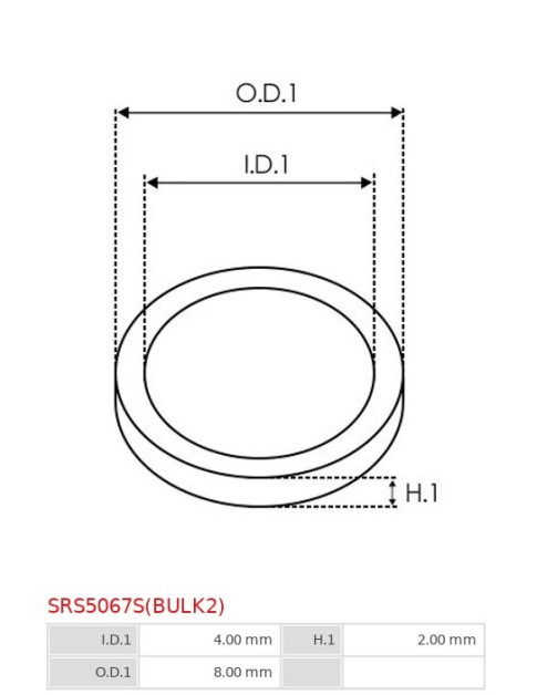 O-gyűrűk - SRS5067S(BULK2)