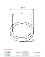 Indítómotor áttételek tömítései - SRS5076S