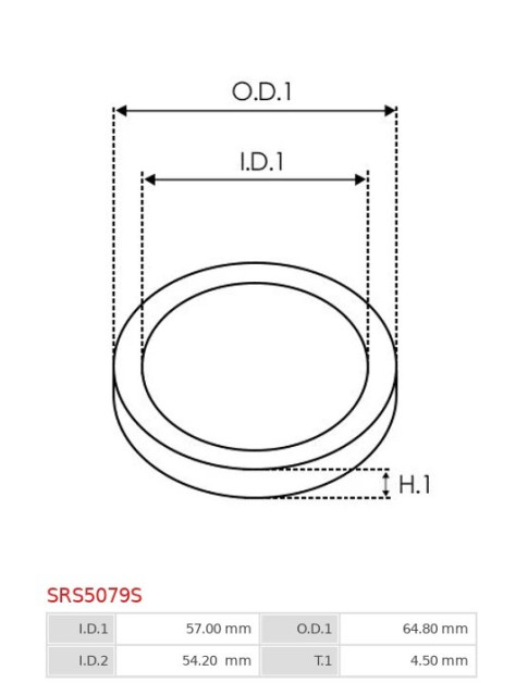 Indítómotor áttételek tömítései - SRS5079S