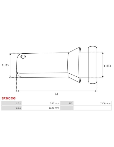 Indítómotor gumi elvezetések - SRS6059S