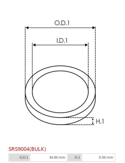 Alátétek - SRS9004(BULK)