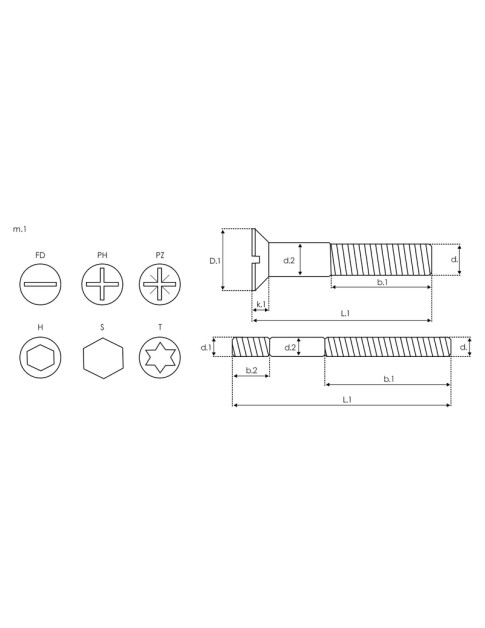 Indítómotor csavarjai - SRS9008