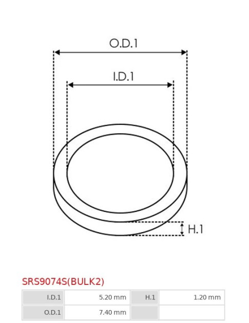 O-gyűrűk - SRS9074S(BULK2)